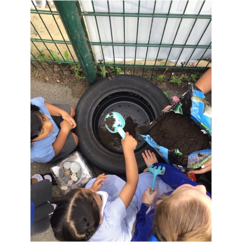 Image for the Tweet beginning: Nursery enjoyed making a fairy